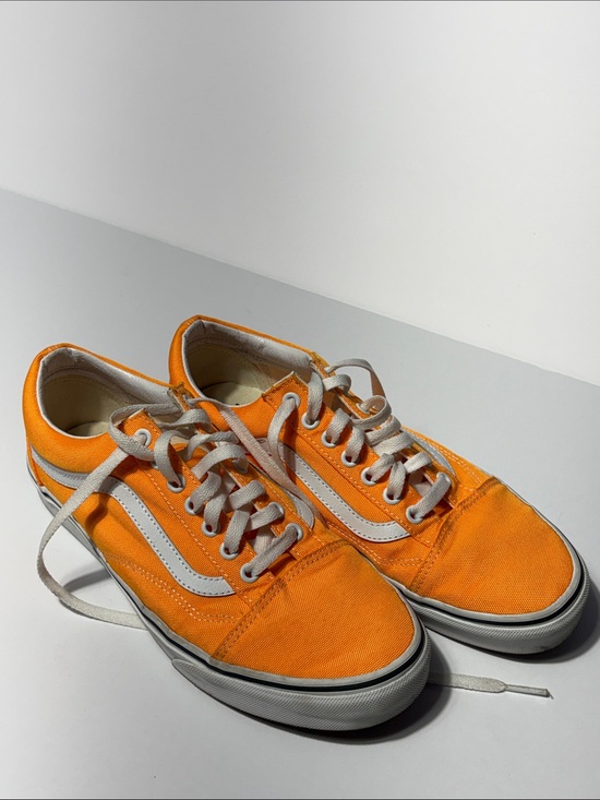 Vans Other - Vans Old Skool Low-Top Sneakers in Neon Orange and White